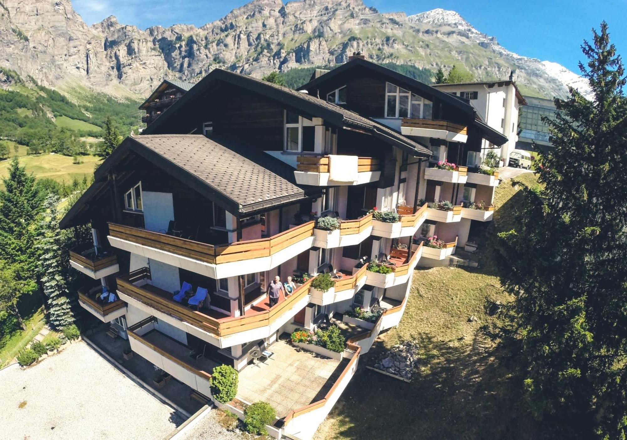Hotel Alpenblick-Leukerbad-Therme Kültér fotó